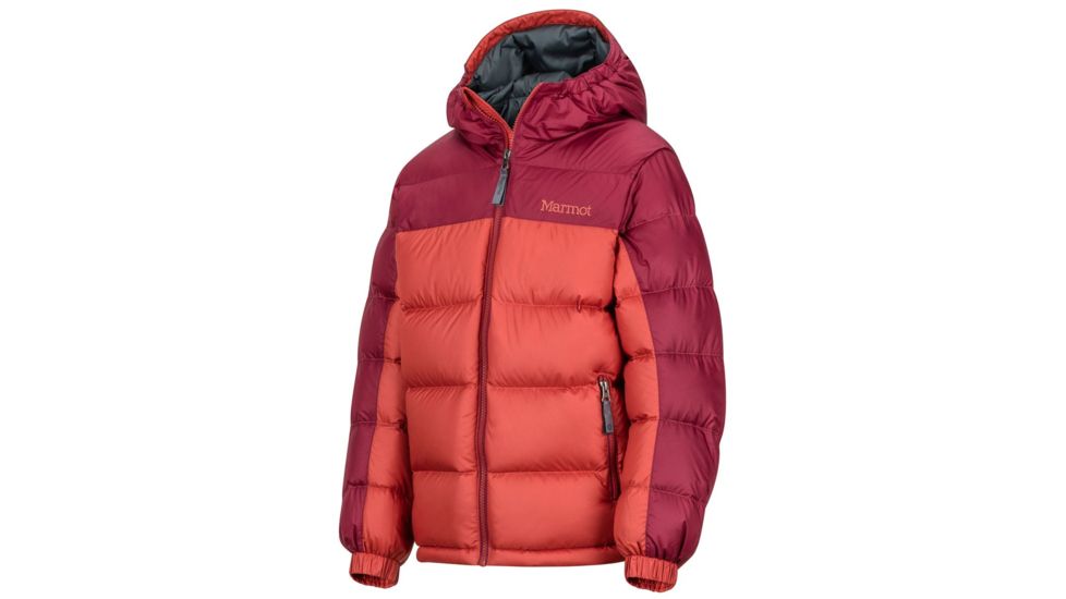 Marmot Guides Down Hoody - Boys, Auburn/Madder Red, M, 73700-9770-M