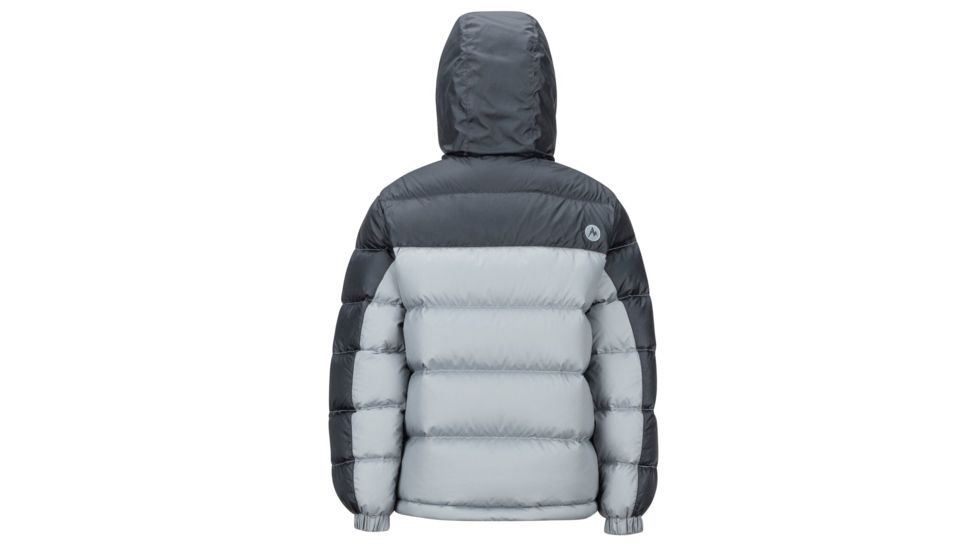 Marmot Guides Down Hoody - Boys, Grey Storm/Dark Steel, Small, 73700-1819-S