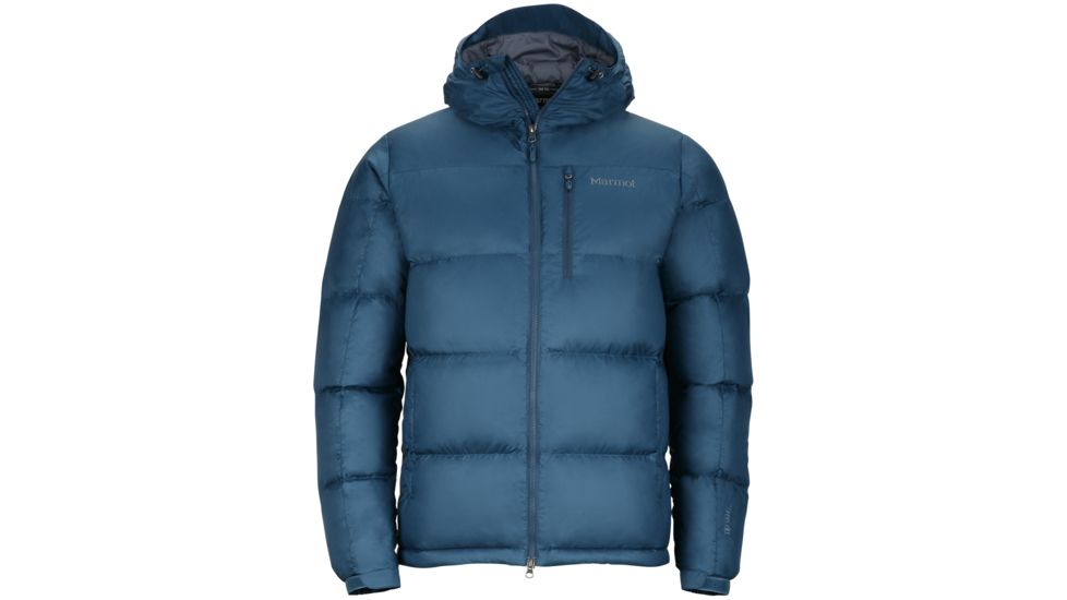 Marmot Guides Down Hoody - Men's, Denim, Extra Large, 889169127472