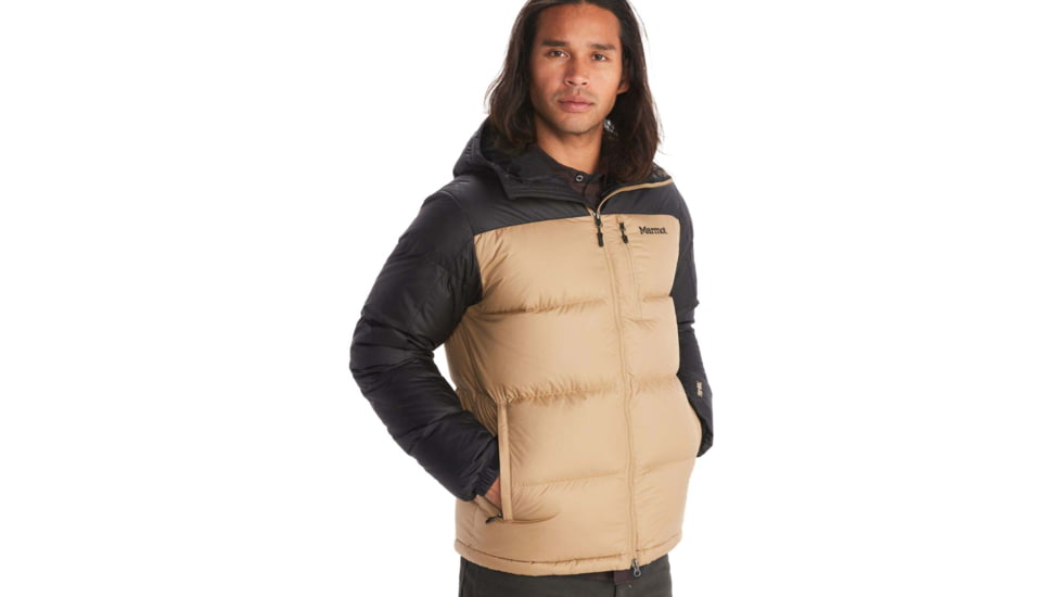 Marmot Guides Down Hoody - Men's, Shetland/Black, Small, 73060-16379-S