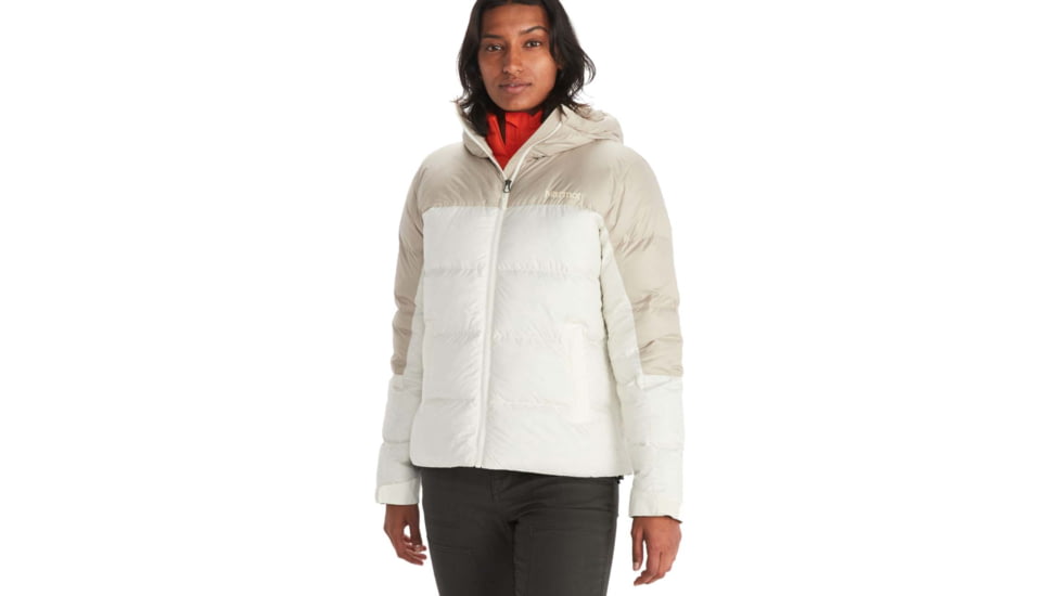 Marmot Guides Down Hoody - Women's, Papyrus/Sandbar, Extra Large, 79300-20711-XL