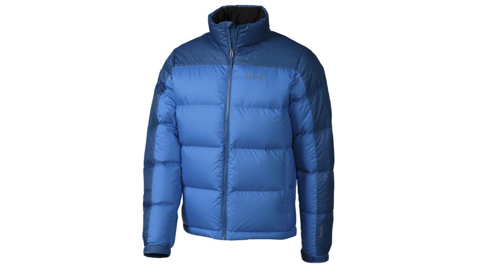 Marmot Guides Down Sweater - Men's-Cobalt Blue/Blue Night-XX-Large