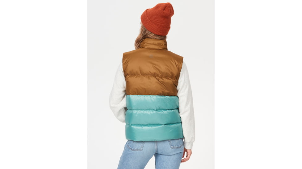 Marmot Guides Down Vest - Womens, Hazel/Blue Agave, Small, M14839-22493-S