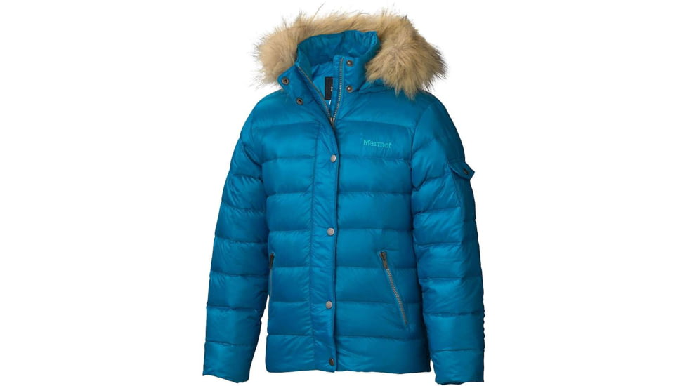Marmot Hailey Jacket - Girl's-Aqua Blue-Large