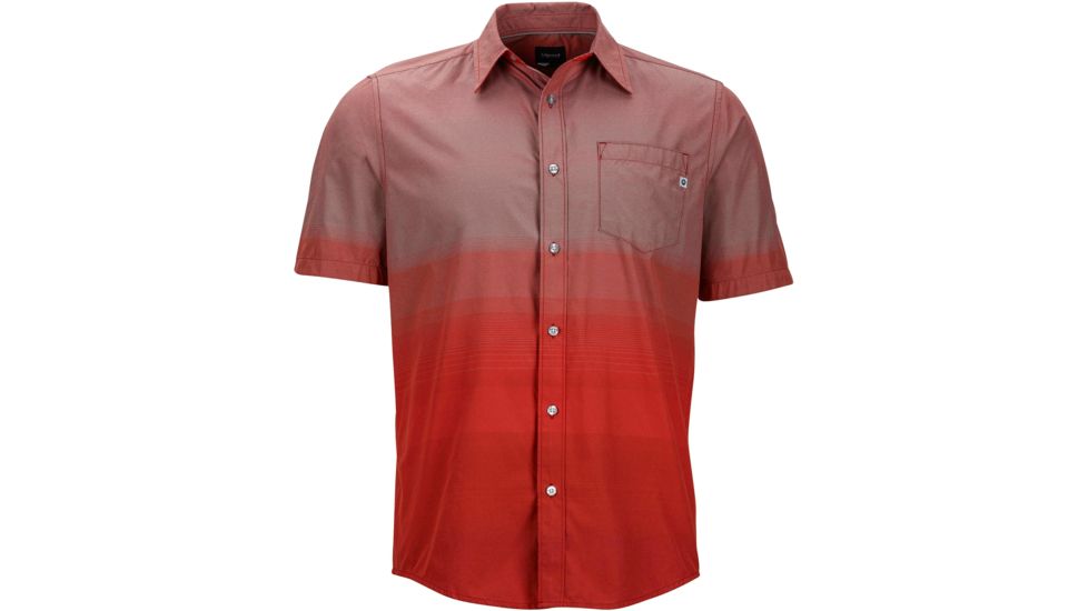 Marmot Hamilton Short Sleeve - Men's-Retro Red-X-Large