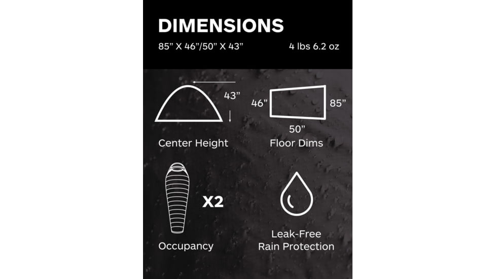 Marmot Hammer 2 Tent - 2 Person, Solar/Steel, One Size, 37790-9581-ONE