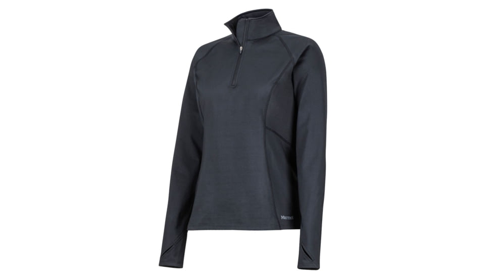 Marmot Heavyweight Nicole 1/2 Zip - Womens, Black, Small, 13200-001-S