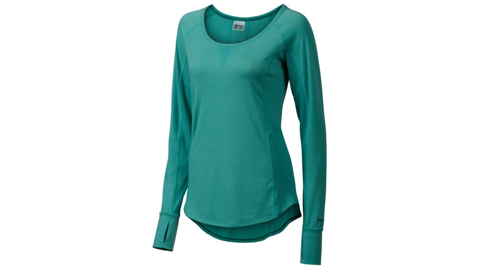 Helen Long Sleeve Shirt - Womens-Gem Green-Medium