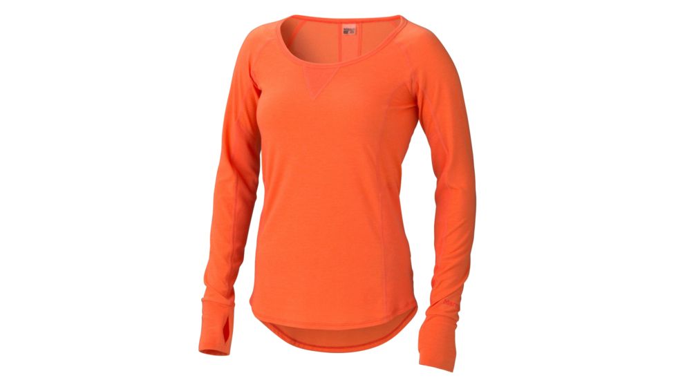 Marmot Helen Long Sleeve Shirt - Women's-Orange Coral-Small