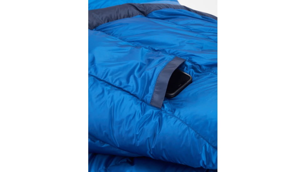Marmot Helium Sleeping Bag, Long, Arctic Navy/Dark Azure, Left Zipper, M14405-19621-LZ