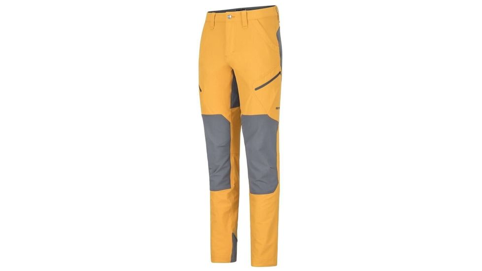Marmot Highland Pant - Mens, Aztec Gold/Slate Grey, 34 Waist, Short Inseam, 42290S-9498-34