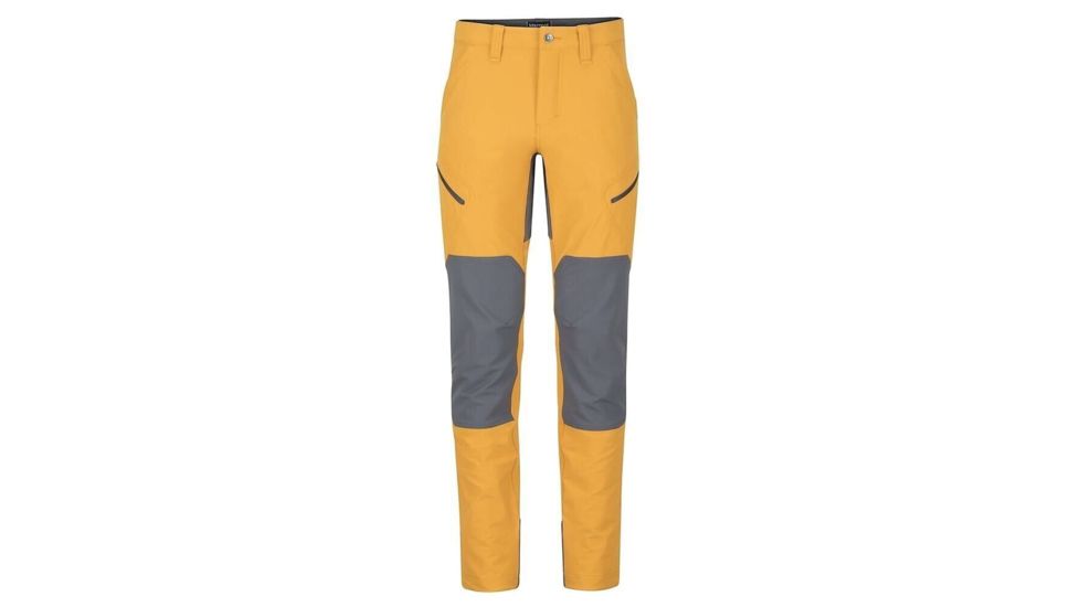 Marmot Highland Pant - Mens, Aztec Gold/Slate Grey, 34 Waist, Short Inseam, 42290S-9498-34