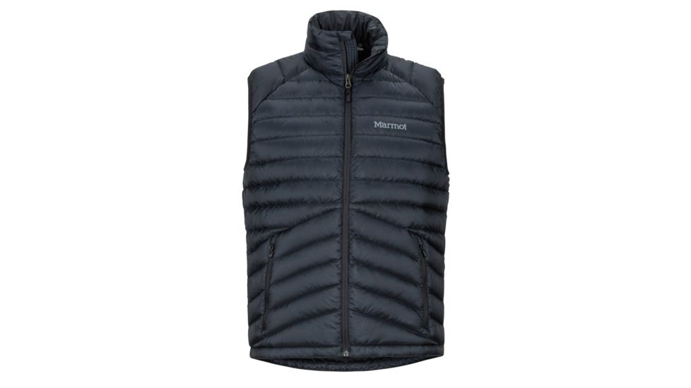 Marmot Highlander Down Vest - Mens, Black, Small, 79420-001-S