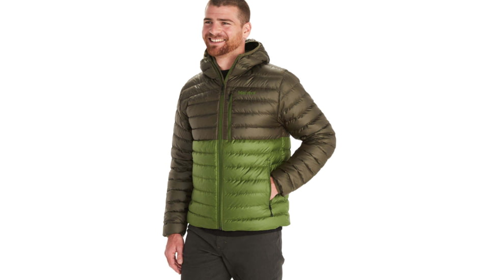 Marmot Highlander Hoody - Men's, Nori/Foliage, Extra Large, M13176-19591-XL