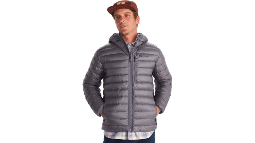 Marmot Highlander Hoody - Men's, Steel Onyx, Large, M13176-1515-L