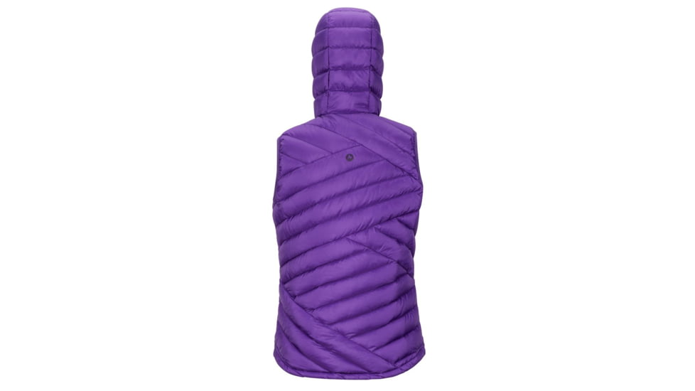 Marmot Highlander Hoody Vest - Womens, Acai, Large, 79380-7298-L