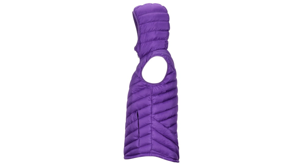 Marmot Highlander Hoody Vest - Womens, Acai, Large, 79380-7298-L