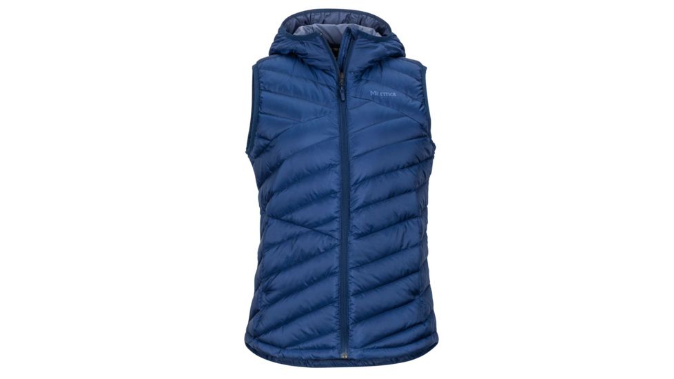 Marmot Highlander Hoody Vest - Womens, Arctic Navy, Small, 79380-2975-S