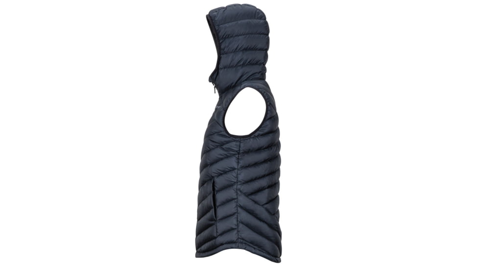Marmot Highlander Hoody Vest - Womens, Black, Large, 79380-001-L