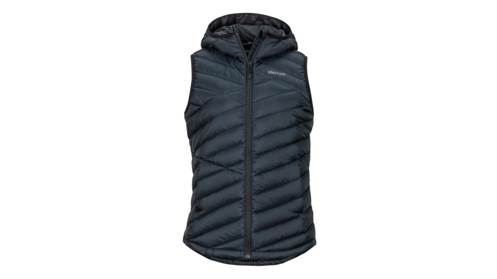 Marmot Highlander Hoody Vest - Womens, Black, Large, 79380-001-L