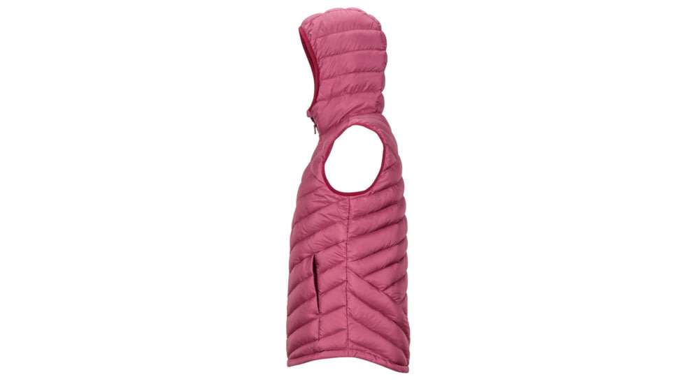 Marmot Highlander Hoody Vest - Womens, Dry Rose, Medium, 79380-7306-M