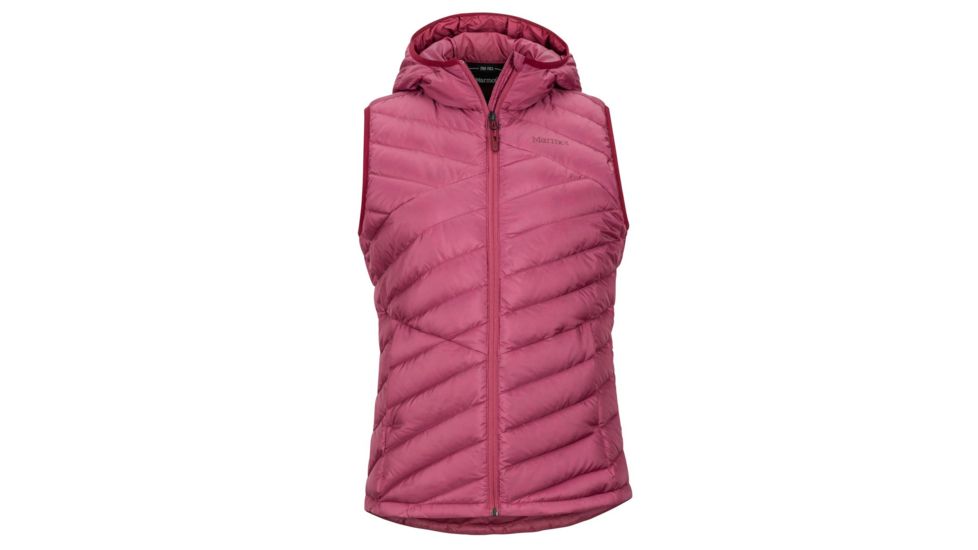 Marmot Highlander Hoody Vest - Womens, Dry Rose, Medium, 79380-7306-M