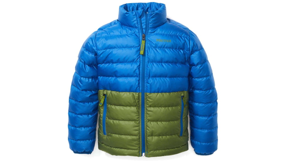 Marmot Highlander Jacket - Kids, Dark Azure/Foliage, Extra Large, M13244-19625-XL