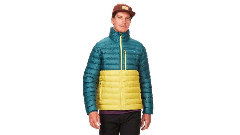 Marmot Highlander Jacket - Men's, Dark Jungle/Limelight, Large, M13177-22479-L