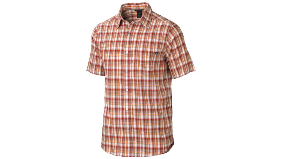 Marmot Highpass Plaid Shirt - Men's-Alpenglow-Large