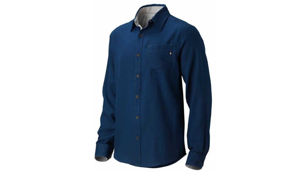 Marmot Hobson Flannel Long Sleeve - Men's-Dark Ink-Large