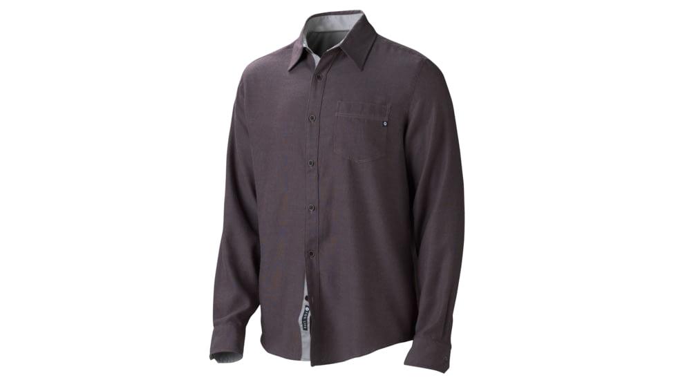 Marmot Hobson Flannel Long Sleeve - Men's-Redstone Heather-Medium