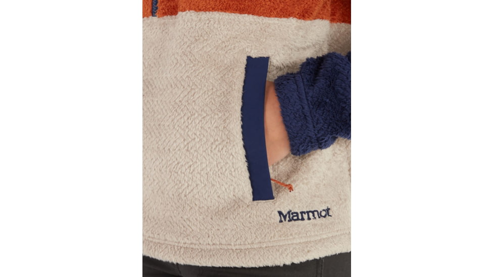 Marmot Homestead Fleece 1/2 Zip - Womens, Arctic Navy/Copper, Large, M13227-20535-L