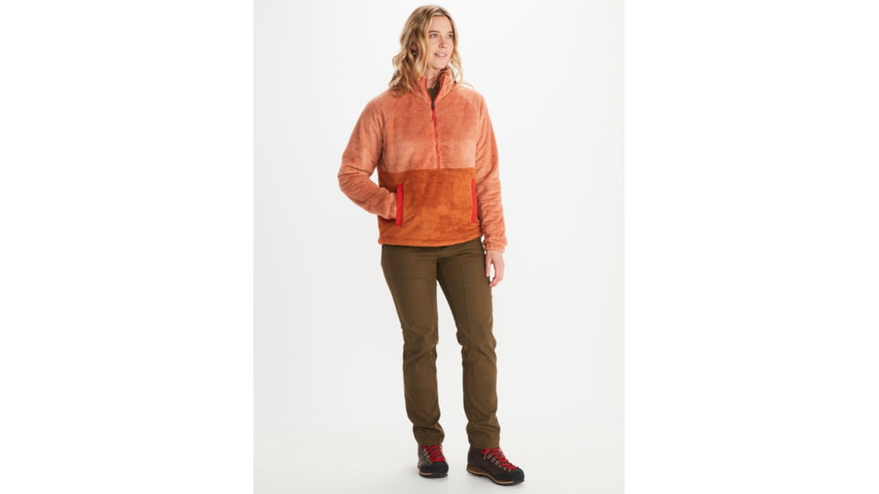 Marmot Homestead Fleece 1/2 Zip - Womens, Rose Gold/Copper, Large, M13227-20746-L