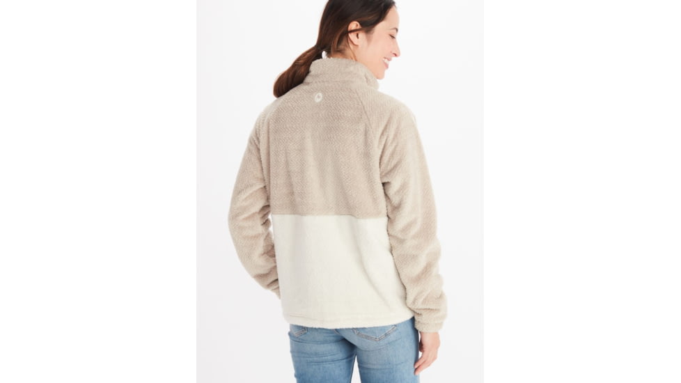 Marmot Homestead Fleece 1/2 Zip - Womens, Sandbar/Papyrus, Medium, M13227-20710-M