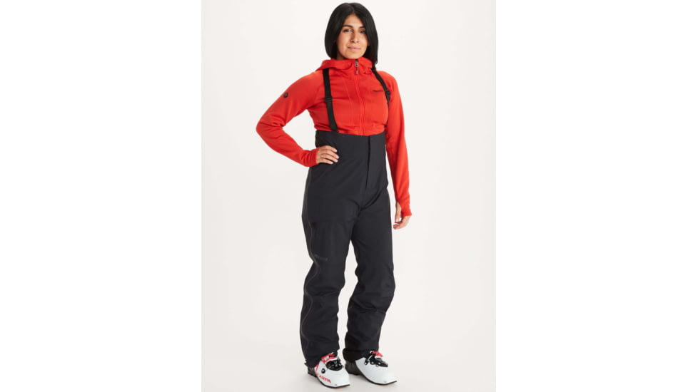 Marmot Huntley Bib - Womens, Black, Large, 10600-001-L