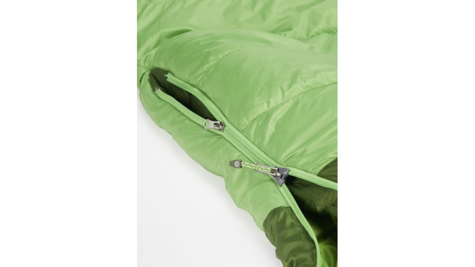 Marmot Hydrogen Sleeping Bag, Long, Foliage/Kiwi, Left Zipper, M14403-21795-LZ