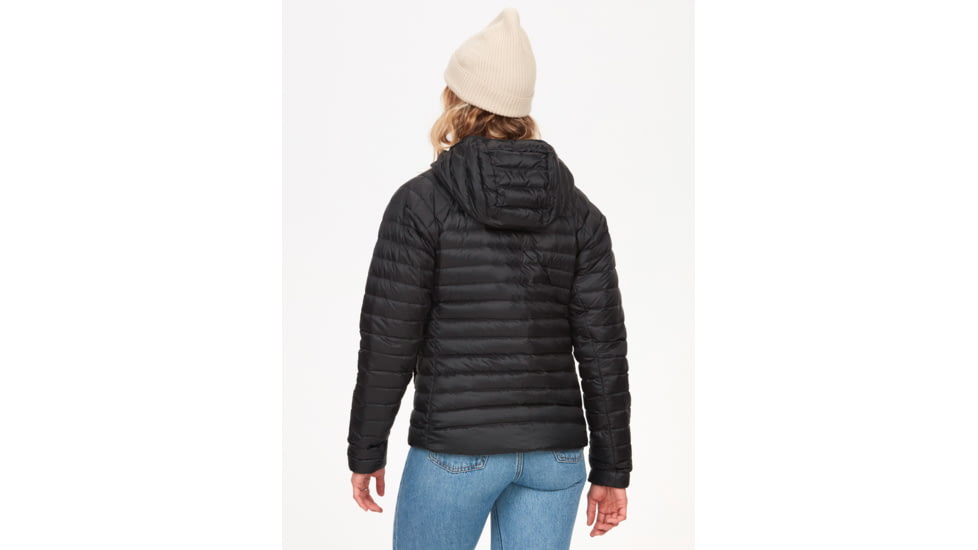 Marmot Hype Down Hoody - Womens, Black, Small, M14599-001-S
