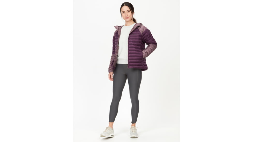 Marmot Hype Down Hoody - Womens, Hazy Purple/Purple Fig, Extra Small, M14599-22475-XS