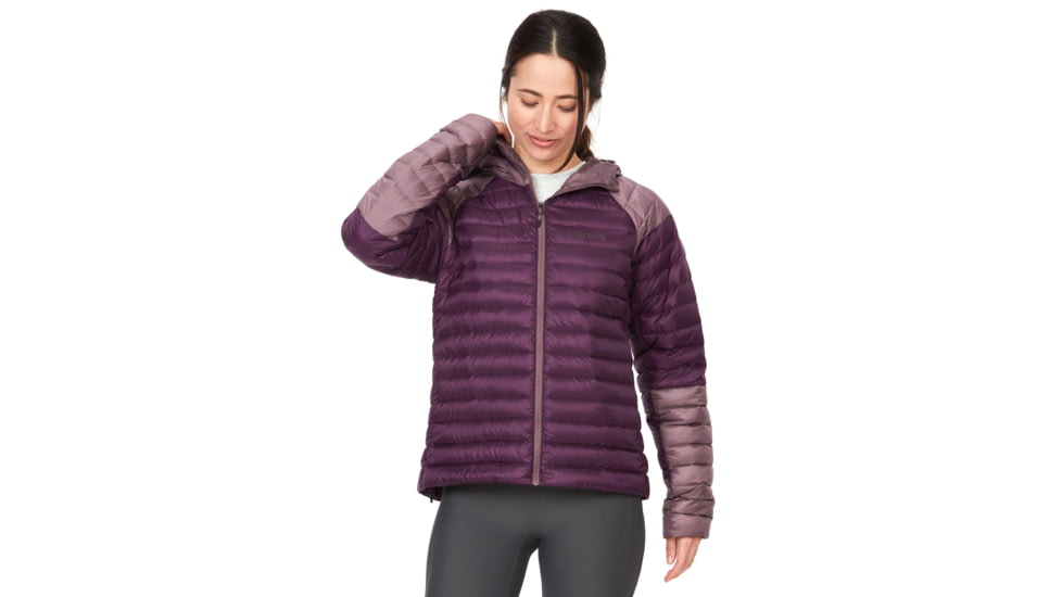 Marmot Hype Down Hoody - Women's, Hazy Purple/Purple Fig, Medium, M14599-22475-M