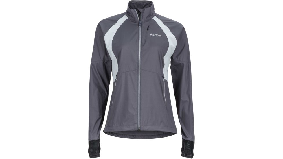 Marmot Hyperdash Jacket - Women's-Dark Charcoal/Grey Storm-Small