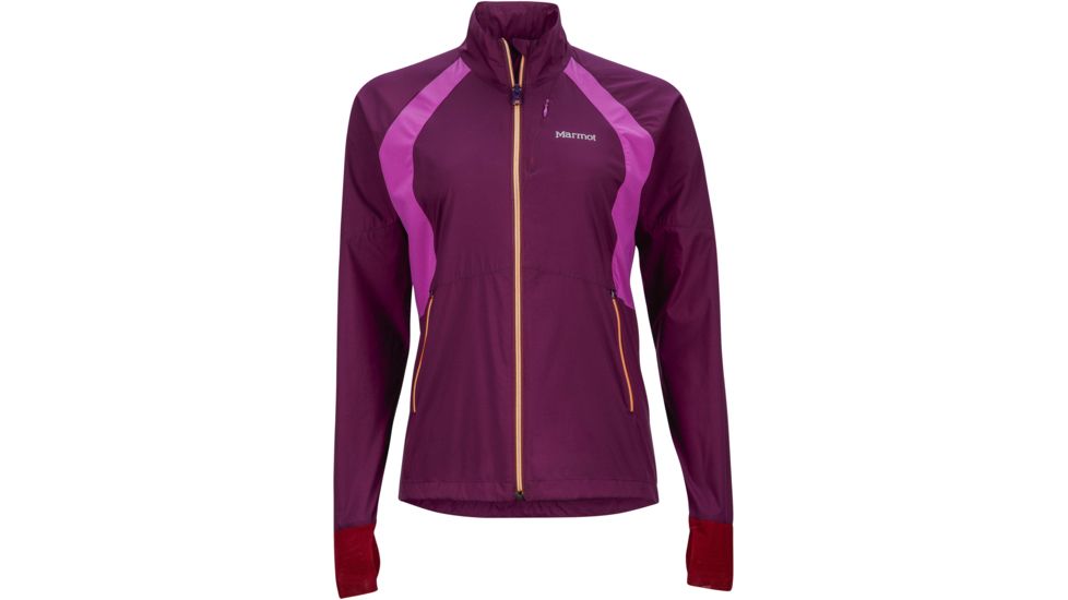 Marmot Hyperdash Jacket - Women's-Deep Plum/Neon Berry-X-Small