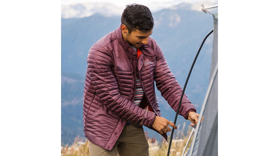 Marmot Hyperlight Down Jacket - Men's, Burgundy, Medium, 81860-6995-M