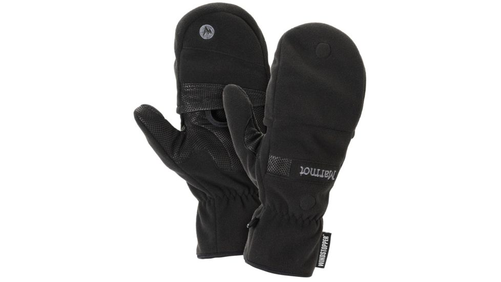 Marmot Infinium Windstopper Mitt - Mens, Black, Large, 11640-Black-L-DEMO