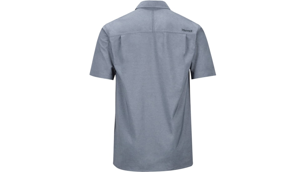 Marmot Innesdale Short Sleeve Shirt - Mens, Steel Onyx, Extra Large, 42320-1515-XL