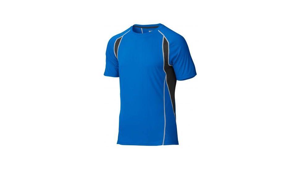 Marmot Interval Short Sleeve Tee - Mens-Cobalt Blue-Small