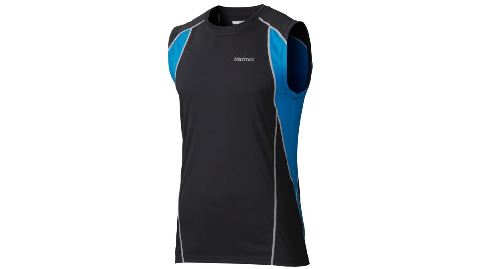 Marmot Interval Sleeveless - Men's-Black-XX-Large