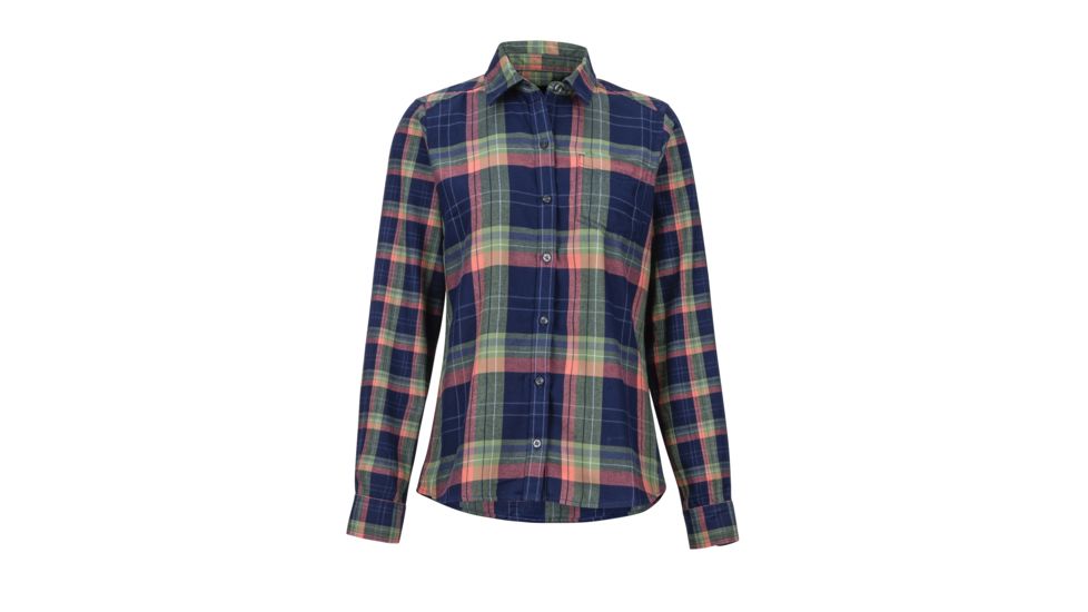 Marmot Jensen Lt.Weight Flannel - Womens, Arctic Navy, Small, 49280-2975-S