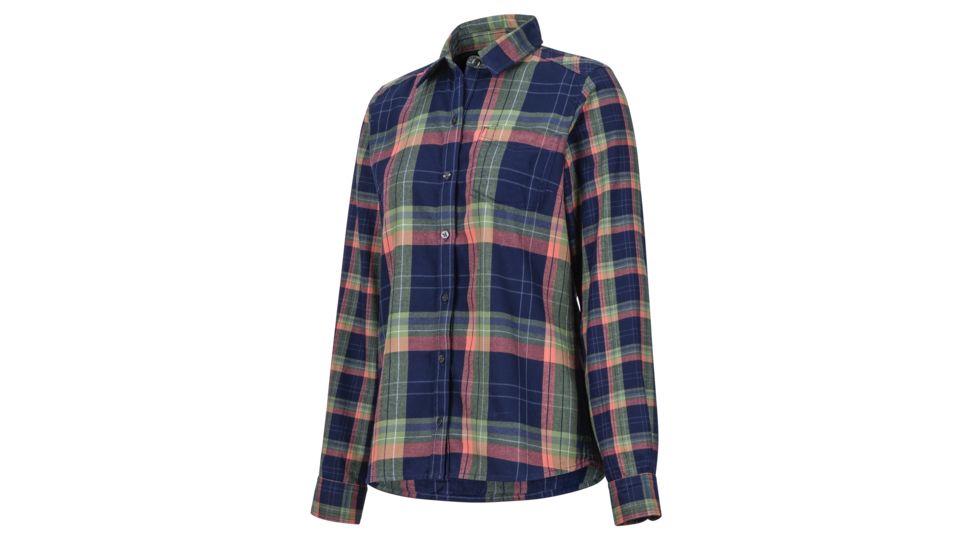 Marmot Jensen Lt.Weight Flannel - Womens, Arctic Navy, Small, 49280-2975-S