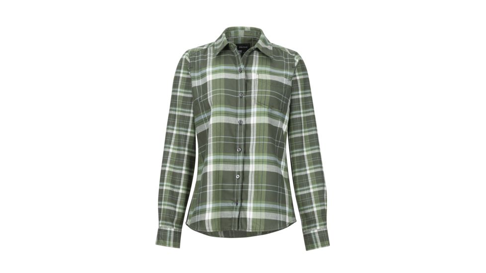 Marmot Jensen Lt.Weight Flannel - Womens, Crocodile, Extra Large, 49280-4764-XL