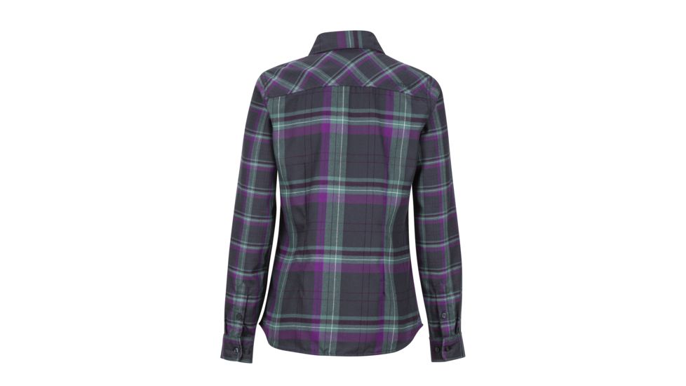 Marmot Jensen Lt.Weight Flannel - Womens, Dark Steel, Medium, 49280-1132-M